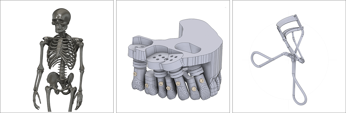 3D スキャンから3Dモデリング（リバースエンジニアリング）